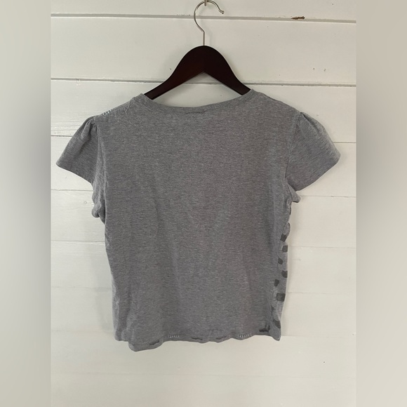 Grey Polka Dot Hello Kitty T-Shirt - Picture 2 of 7